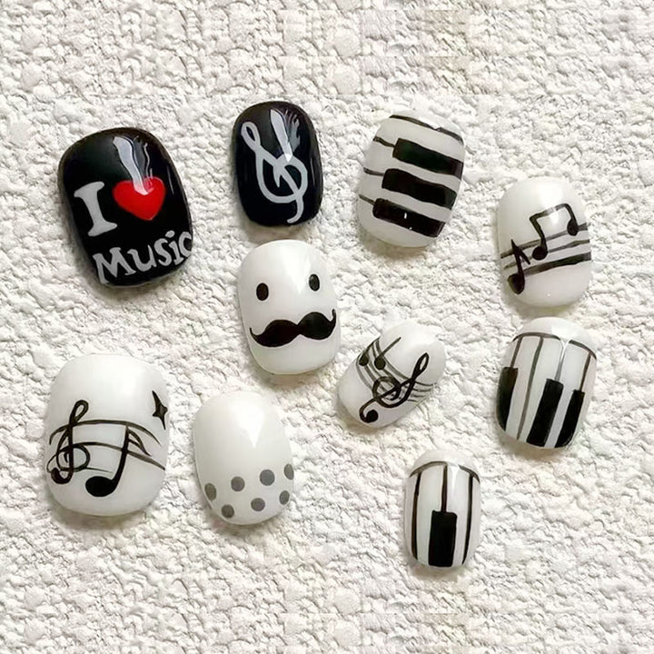 Decorative Press-On Nail Set Kalsten
