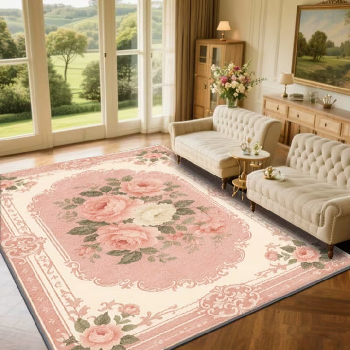 Elegant Floral Area Rug