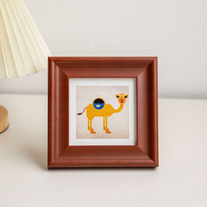 Whimsical Animal-Themed Art Frame for Home Decor