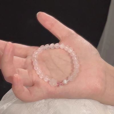 Elegant Rose Quartz Stretch Bracelet Kalsten