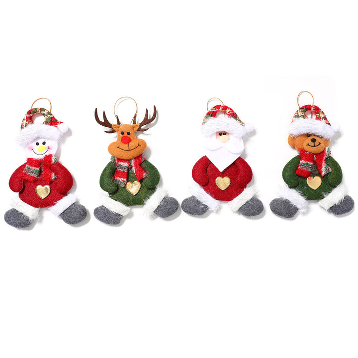Decorative Plush Santa Ornament Kalsten