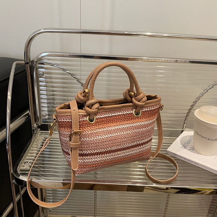 Woven Handheld Tote Bag Kalsten