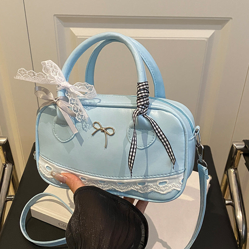 Decorative Bow-Embellished Handbag