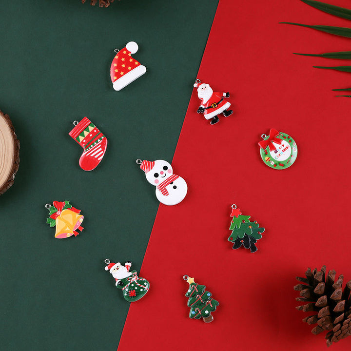 Santa-Themed Decorative Charm Kalsten