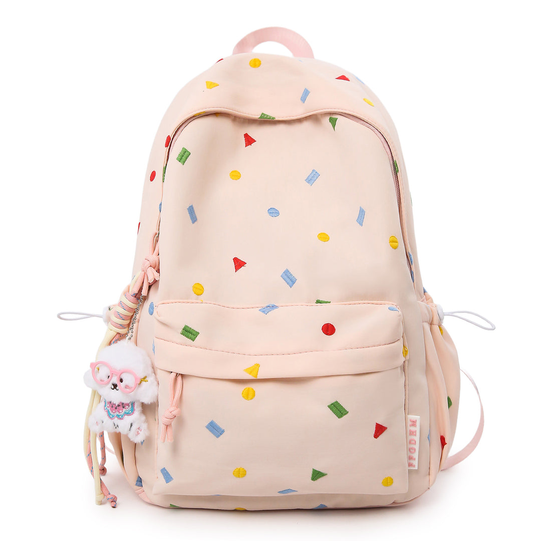 Stylish Multi-Color Polka Dot Backpack Kalsten