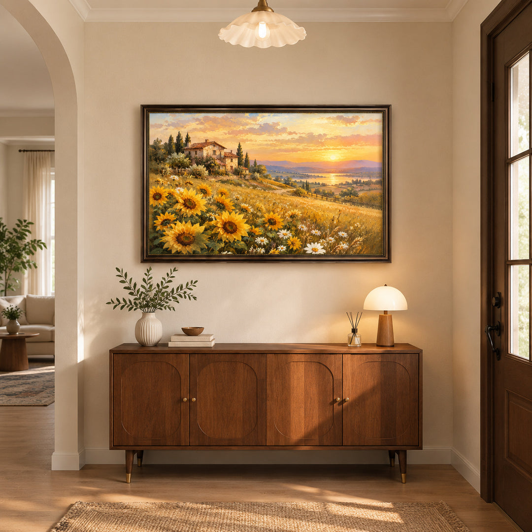 Framed Landscape Painting
