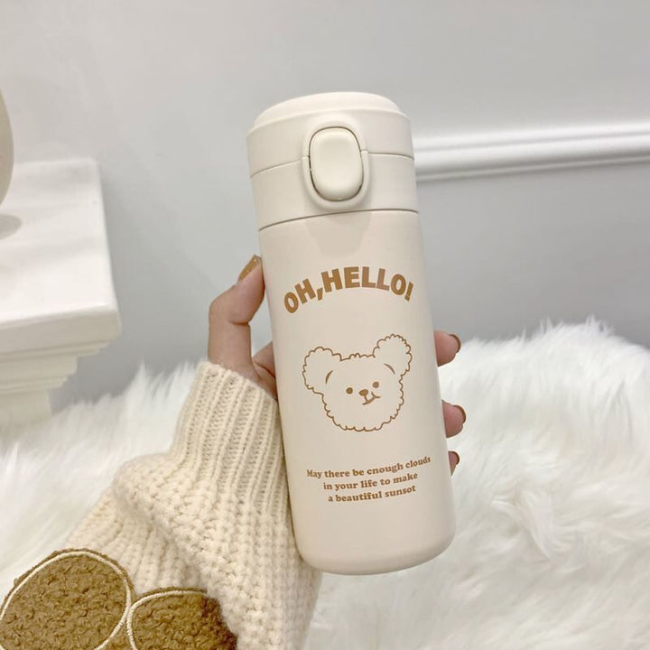 Women's Insulated Drinking Bottle with Animal Motif Kalsten