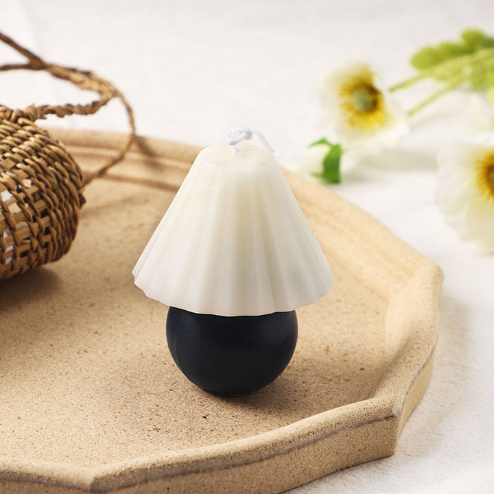 Textured Kernel Sculpted Scented Soy Wax Pillar Candle