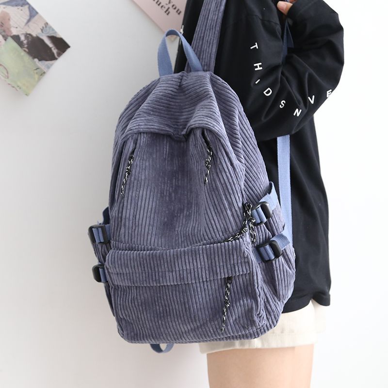 Textured Corduroy Sling Backpack Kalsten