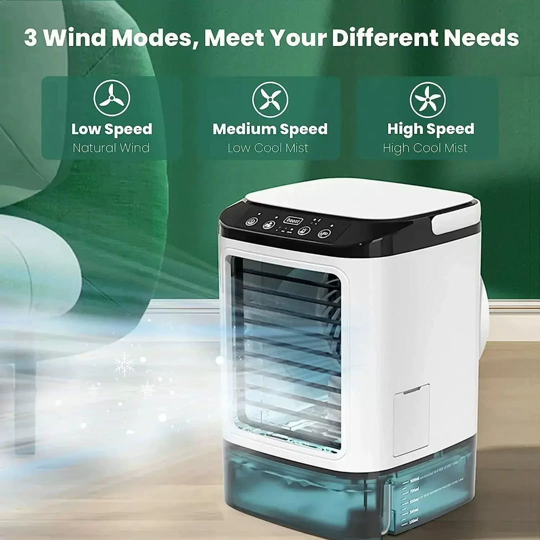 Unisex One Size Portable Desktop Vaporizer and Humidifier with Ultrasonic Automatizer Removable Ice Chamber Large Water Tank Kalsten