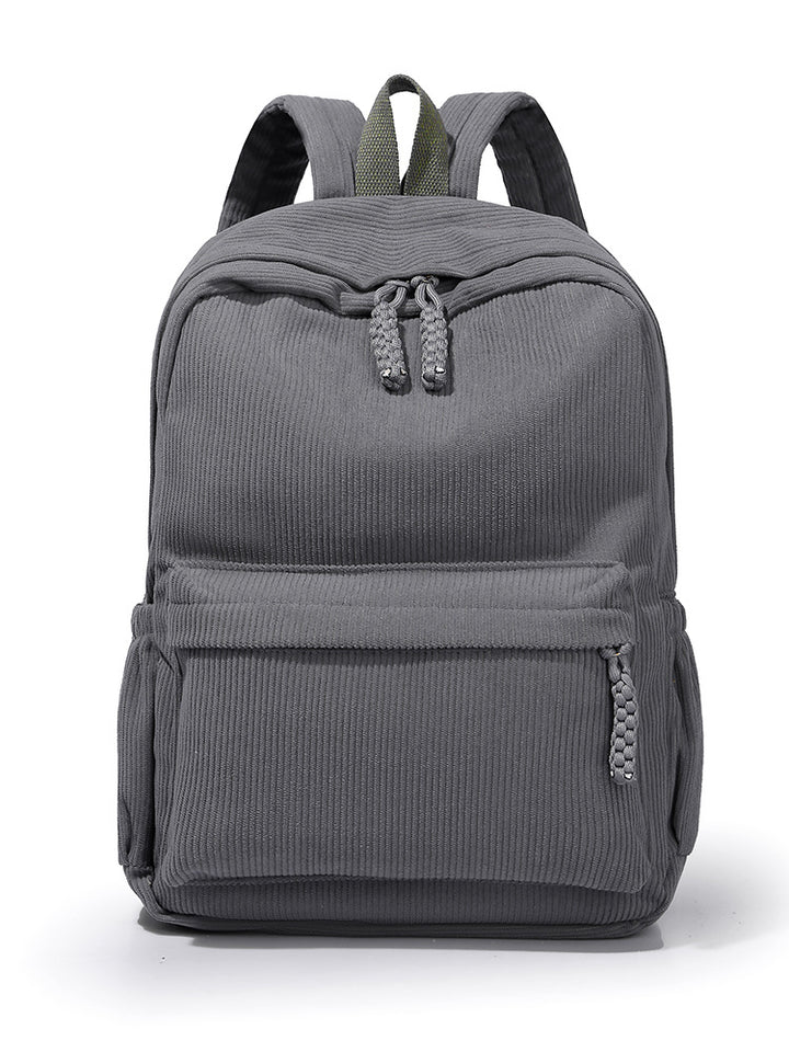 Textured Fabric Multi-Compartment Backpack Kalsten