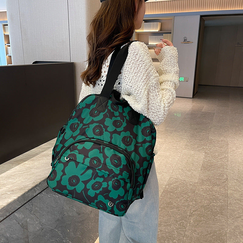 Floral Print Multi-Functional Backpack Kalsten