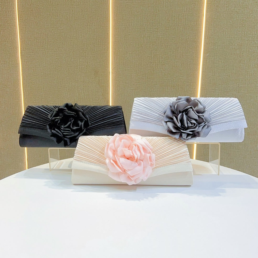 Floral Embellished Evening Clutch