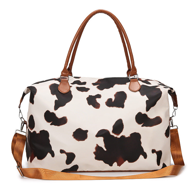 Floral Print Travel Duffle Bag