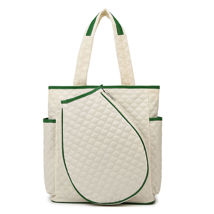 Multi-Pocket Quilted Tote Bag Kalsten
