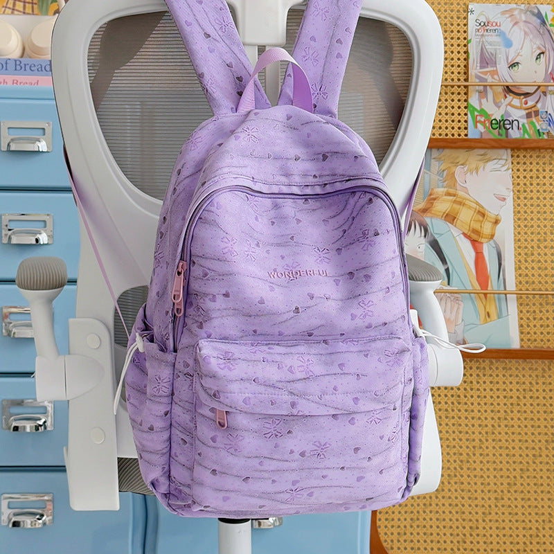 Stylish Heart Pattern Backpack Kalsten