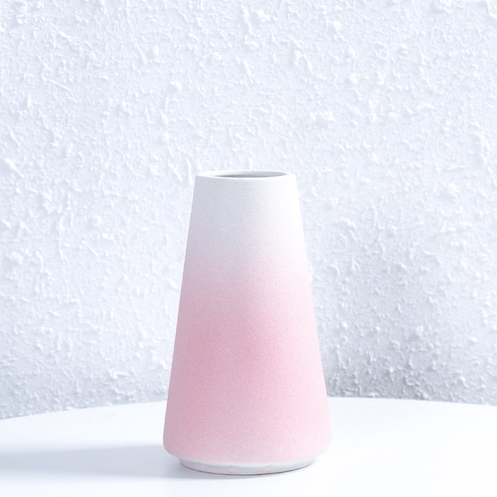Modern Textured Ceramic Flower Vessel Kalsten