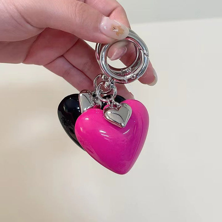 Heart-Shaped Charm Keychain Kalsten