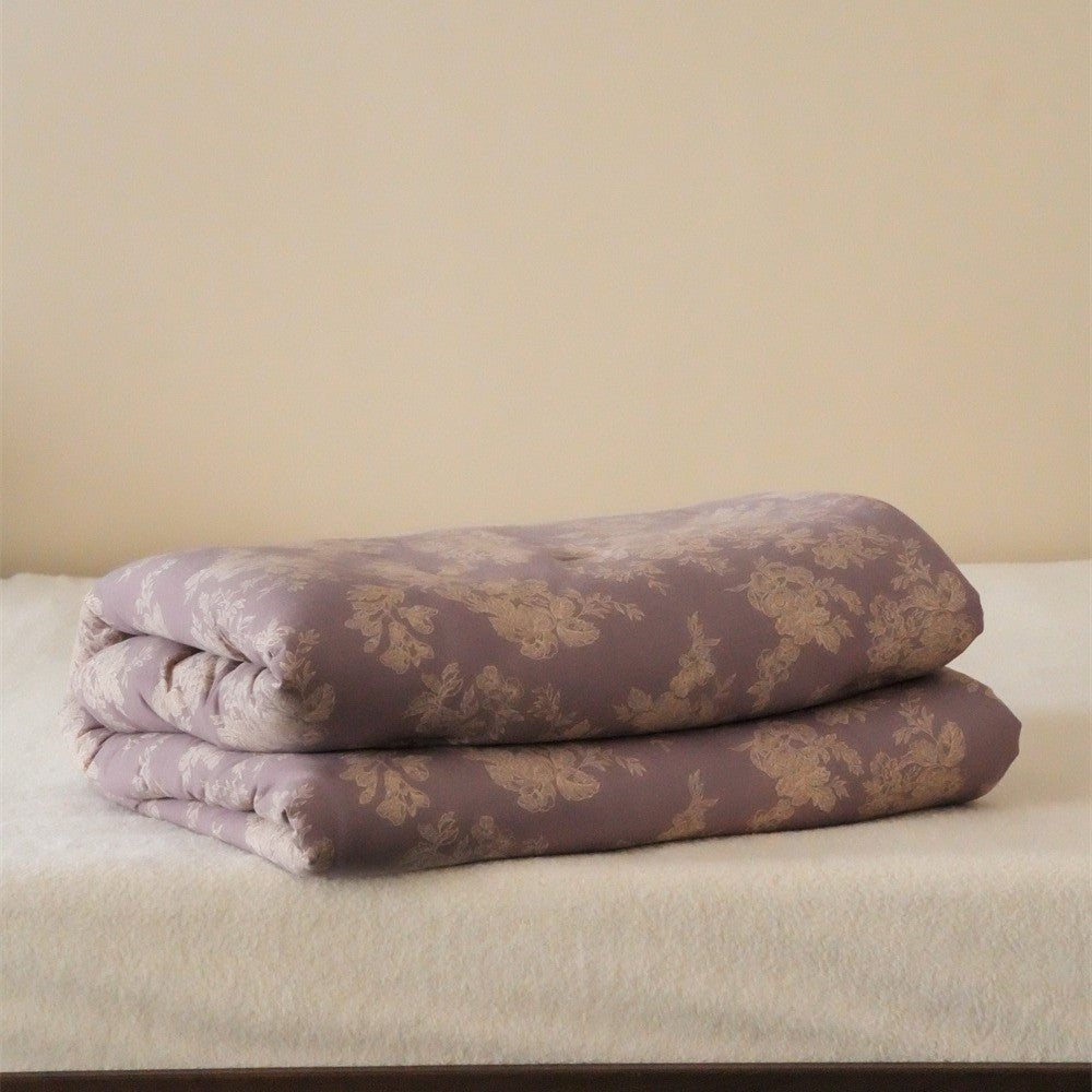 Children's bedding set made of cotton percale with fine floral block print