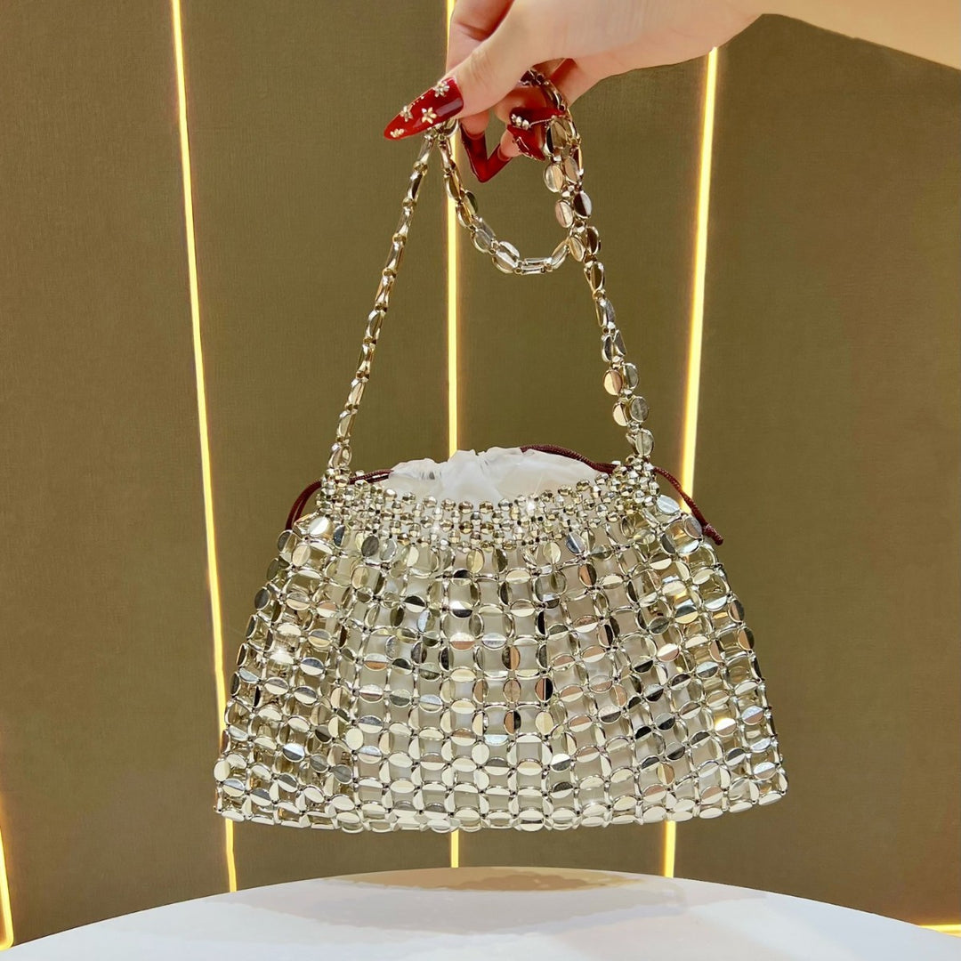 Decorative Mirrored Evening Handbag