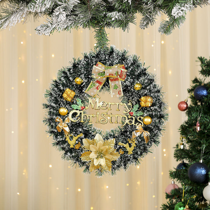 Festive Reindeer Door Wreath Decoration Kalsten