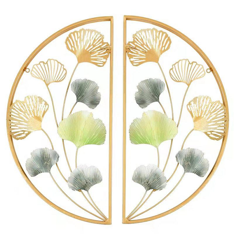 Decorative Metal Wall Art with Floral Design Kalsten