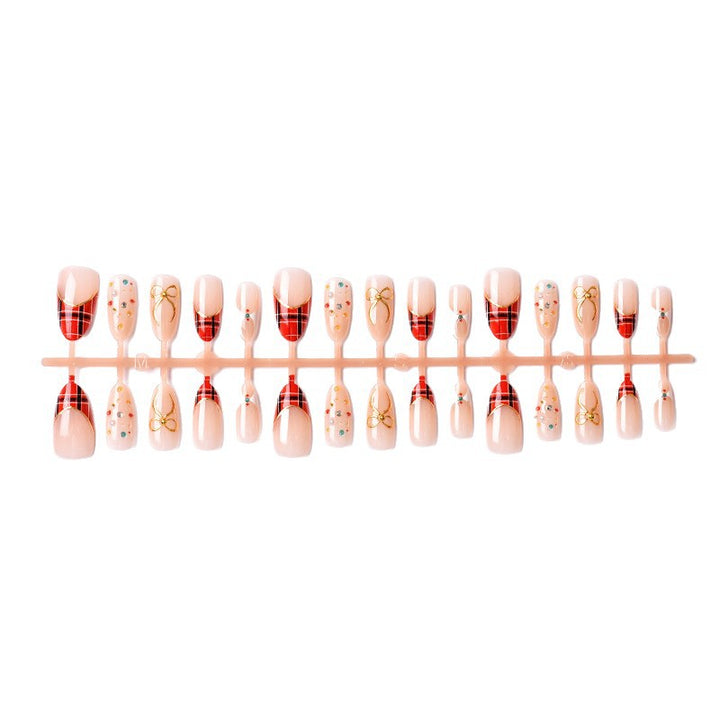 Exclusive artificial nails with festive design Kalsten