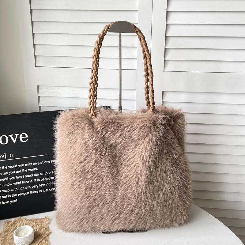 Luxurious Faux Fur Tote Bag