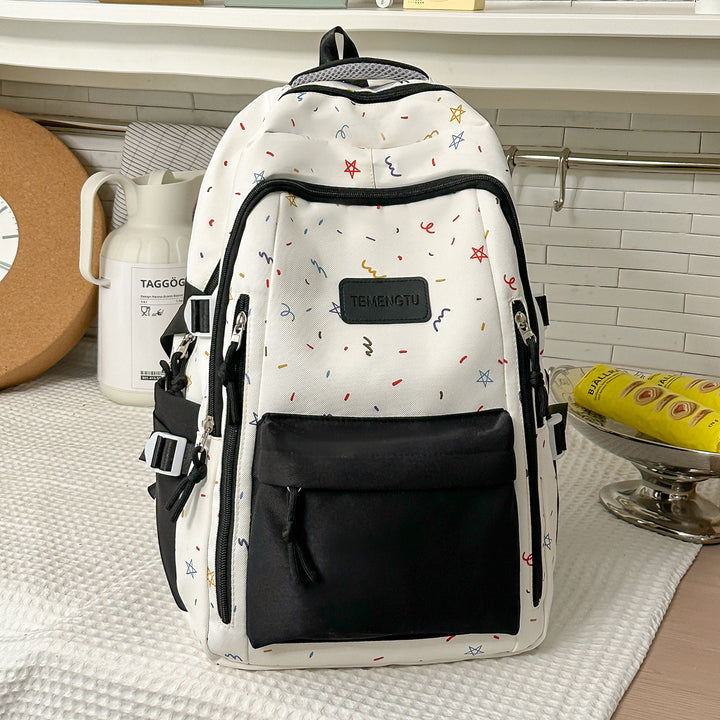 Trendy Decorative Patterned Backpack Kalsten