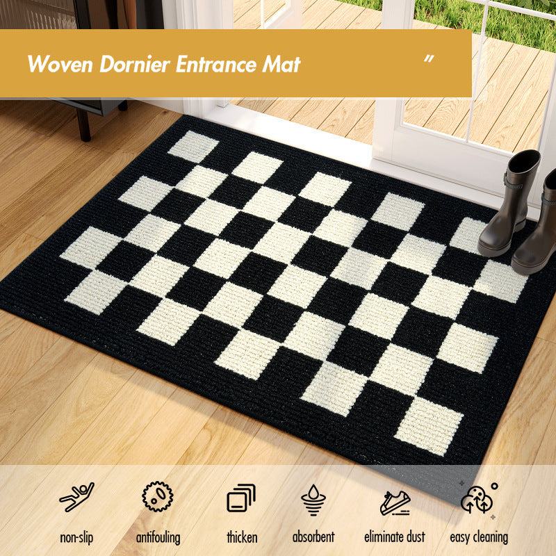 Geometric Patterned Entrance Mat