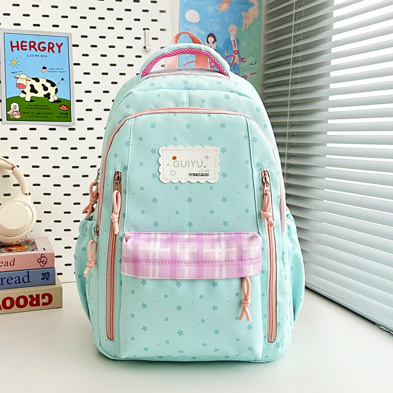Stylish Star-Print Backpack Kalsten 1791205961