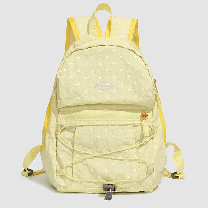 Trendy Polka Dot Casual Backpack Kalsten