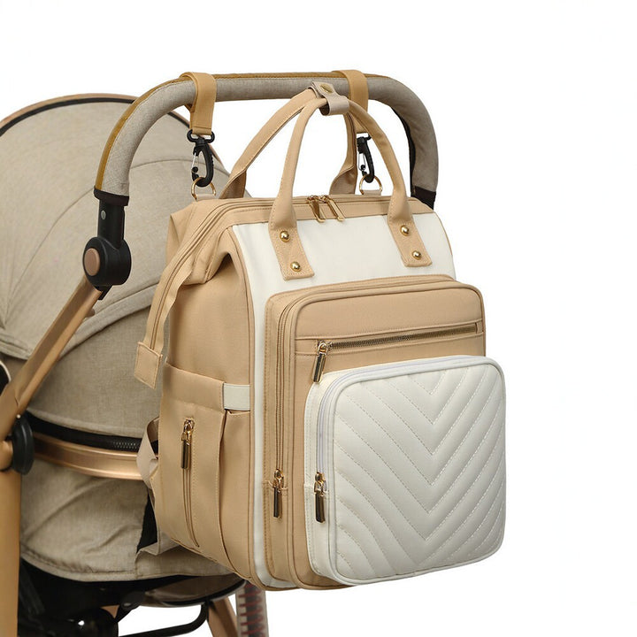 Trendy Quilted Multi-Functional Backpack Kalsten