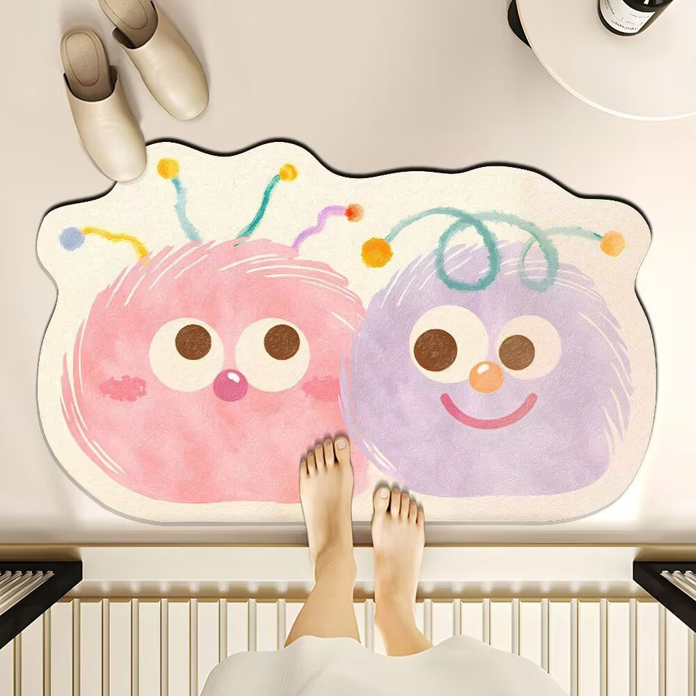 Cute Dessert-Themed Bath Mat