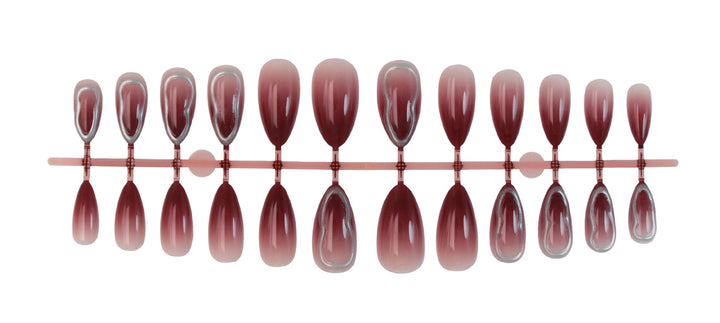 Acrylic nail set with elegant ombre effects Kalsten