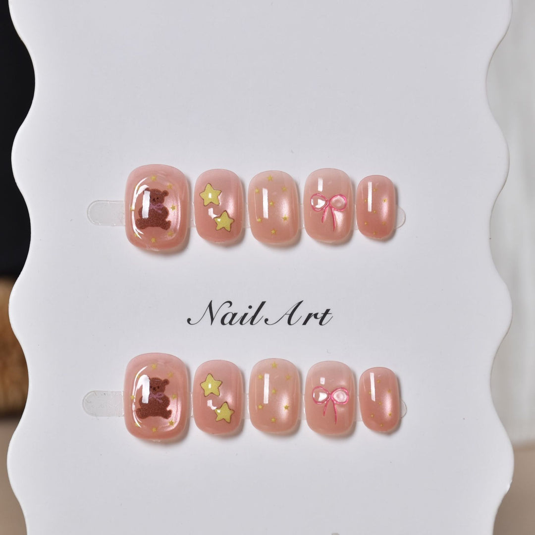 Premium Glamorous Press-On Nail Extensions Kalsten