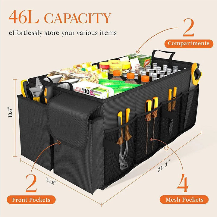 Multifunctional storage box with compartments Kalsten