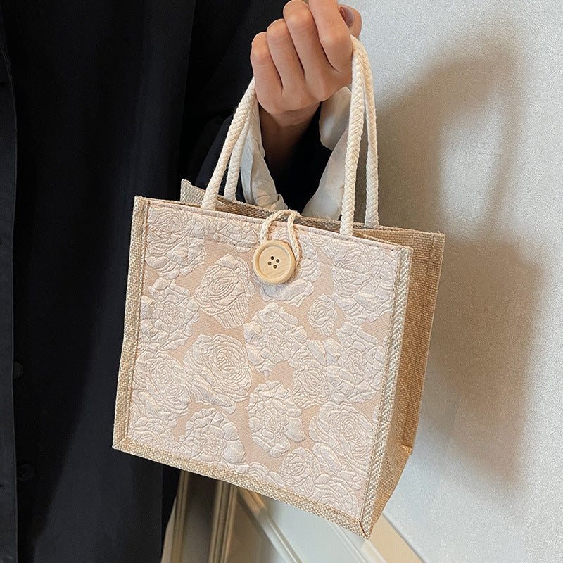 Charming Polka Dot Tote Bag