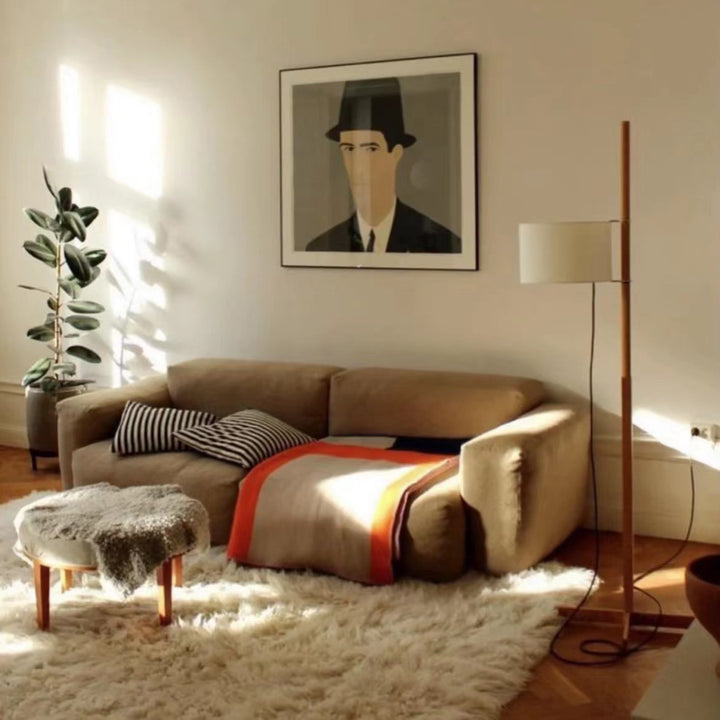 Modern Minimalist Floor Lamp with Adjustable Shade