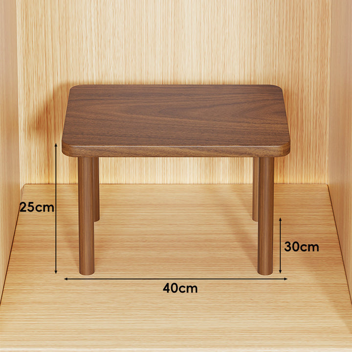 Adjustable Multi-Height Wooden Monitor Riser and Desktop Shelf