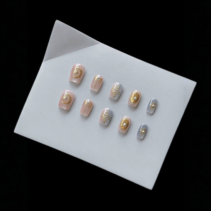 Celestial-Inspired Press-On Nail Set
