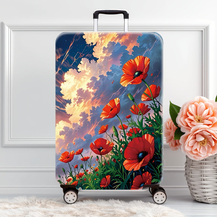Artistic Floral Hard Shell Suitcase Kalsten