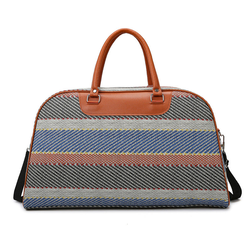 Stylish Plaid Weekend Tote Bag Kalsten