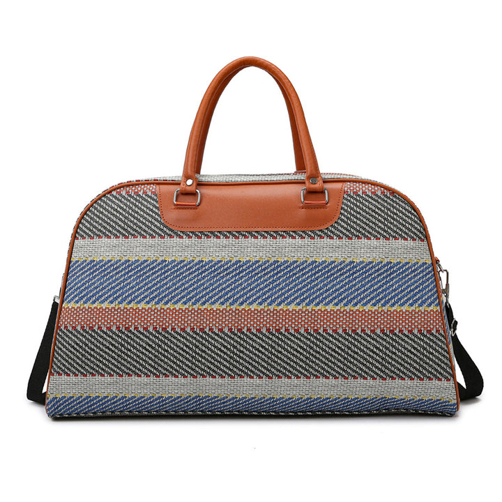 Stylish Plaid Weekend Tote Bag Kalsten