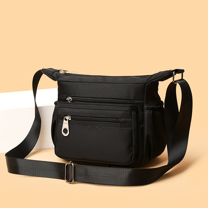 Multi-Zipper Crossbody Organizer Bag Kalsten