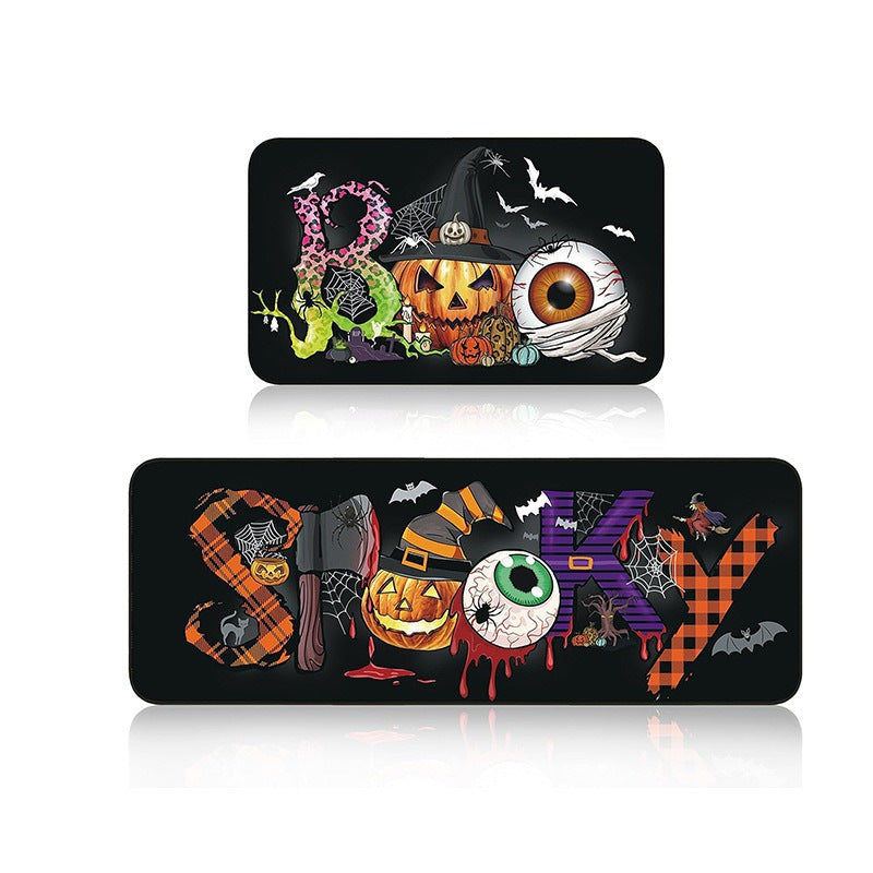 Halloween Themed Kitchen Mat Set