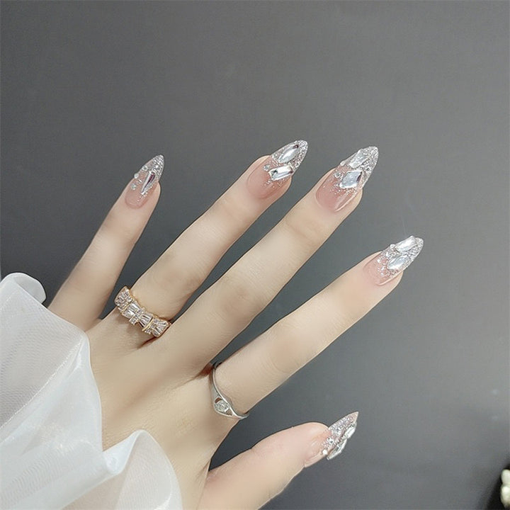 Elegant Heart-Designed Press-On Nail Tips Kalsten