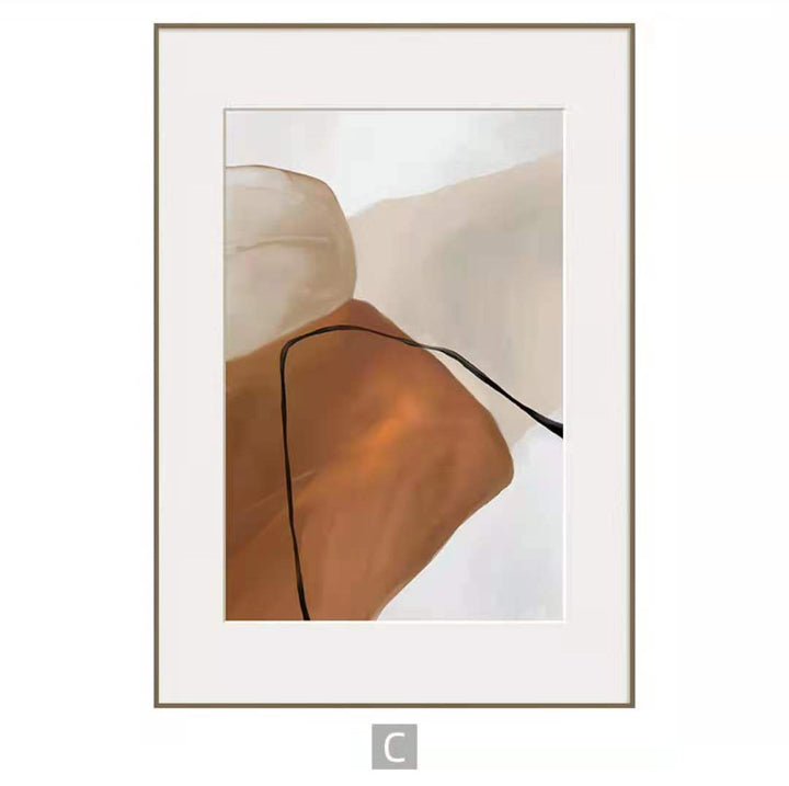 Minimalist Framed Face Art