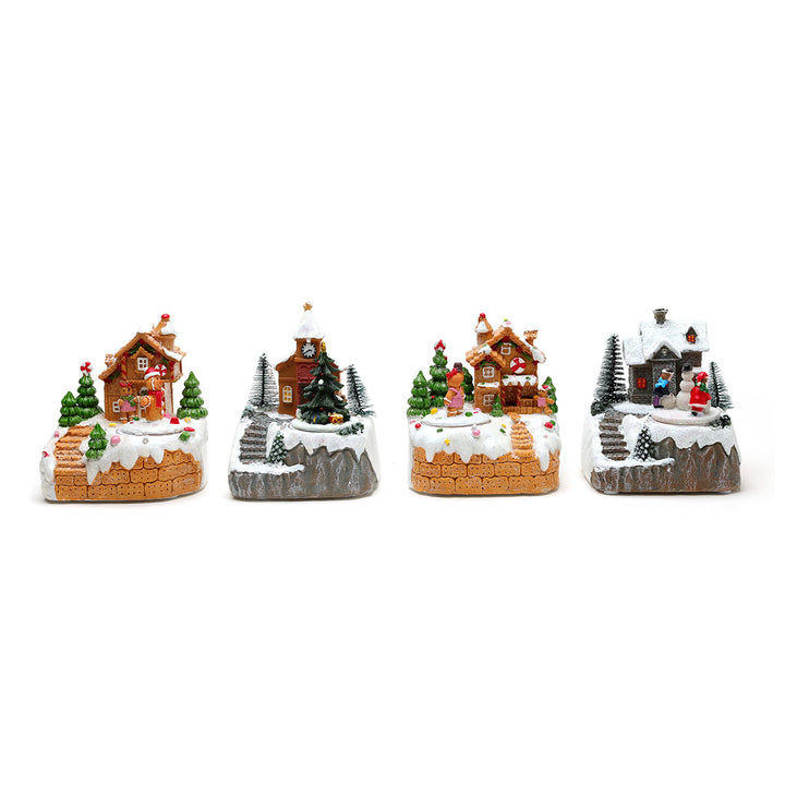 LED Illuminated Gingerbread House Decoration Kalsten