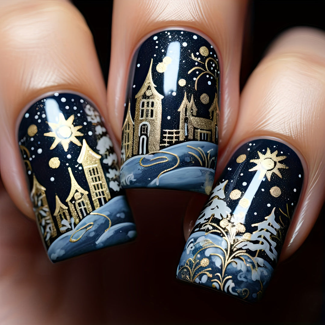 Artistic Holiday-Themed Nail Art Kalsten 1788155601